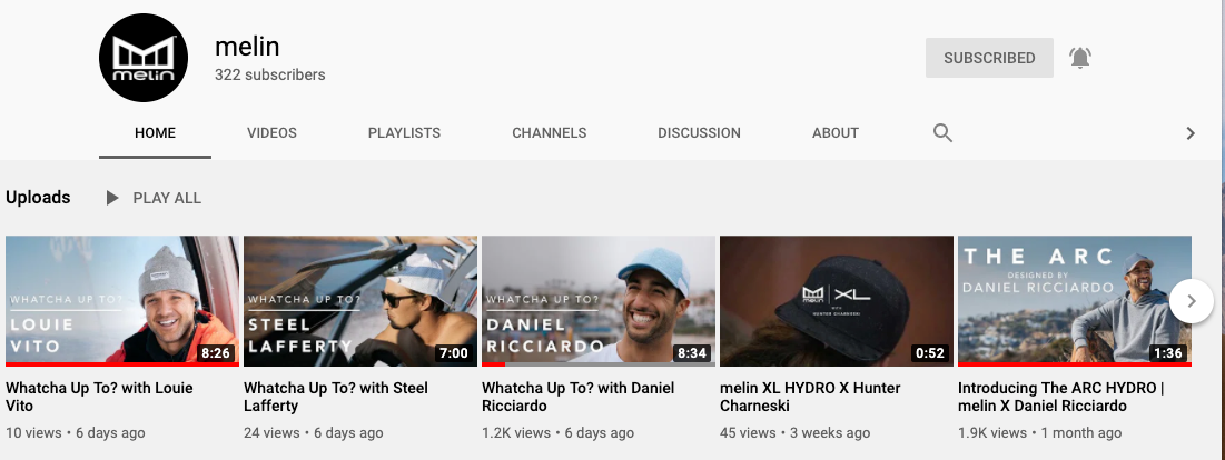 melin introduces the 'Whatcha Up To' Series on YouTube and IGTV