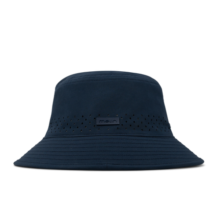 The side view of the melin Caddy Hydro  Bucket Hat in  Navy
