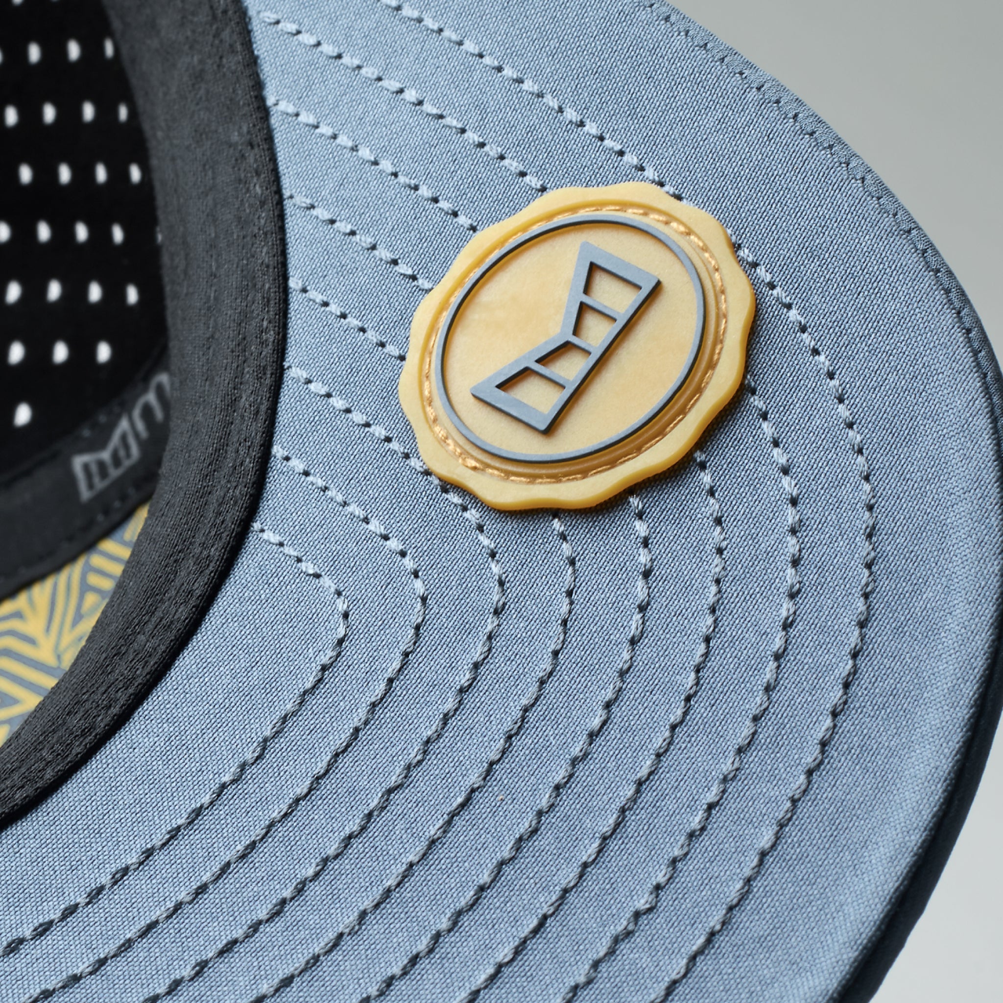 melin Odysea Rope Bulls Icon Hydro Blue Stone Gum snapback hat